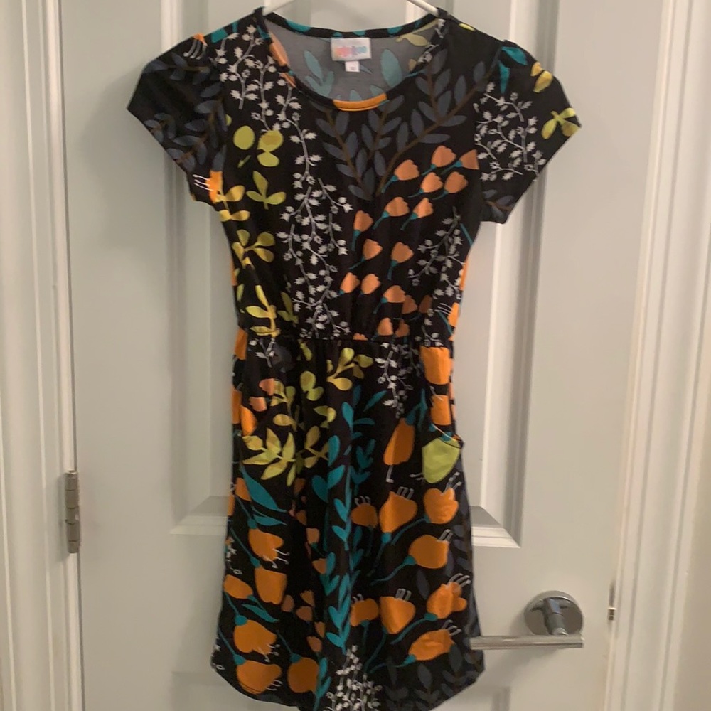 LuLaRoe girls Mae dress size 10